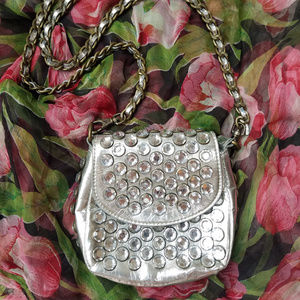 Steve Madden Silver Festival Crossbody Bag